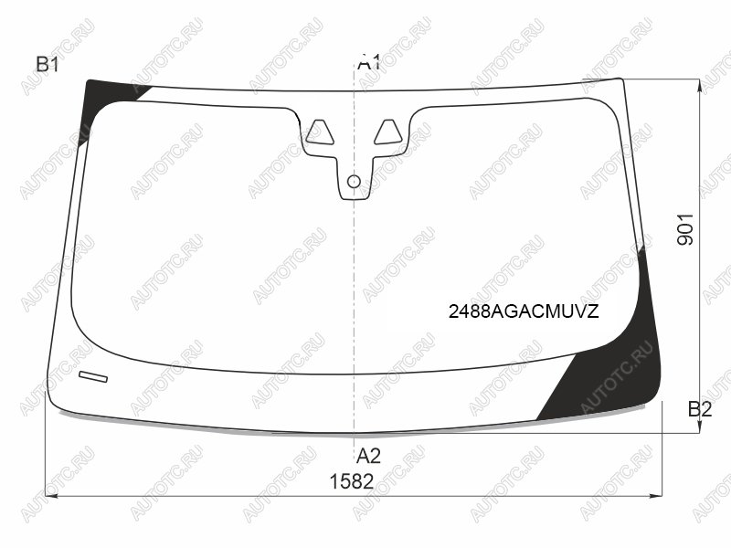 26 999 р. Стекло лобовое (Две камеры Датчик дождя Проекция Молдинг) BMW X4 18- FUYAO 2488AGACMUVZ  с доставкой в г. Майкоп