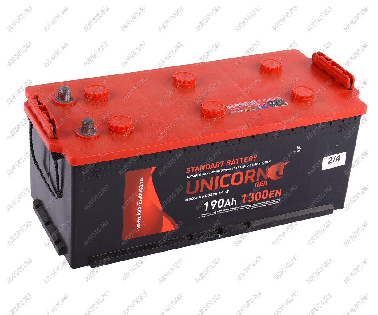 20 949 р. Аккумулятор UNICORN Red 190Ач обратная полярность UNICORN 6ст190(3)  с доставкой в г. Майкоп