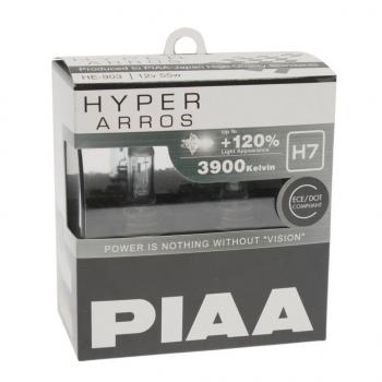1 499 р. Лампа 12V H7 55W +120% бокс (2шт.) Hyper Arros PIAA PIAA (Пиаа) he-903-h7  с доставкой в г. Майкоп. Увеличить фотографию 1