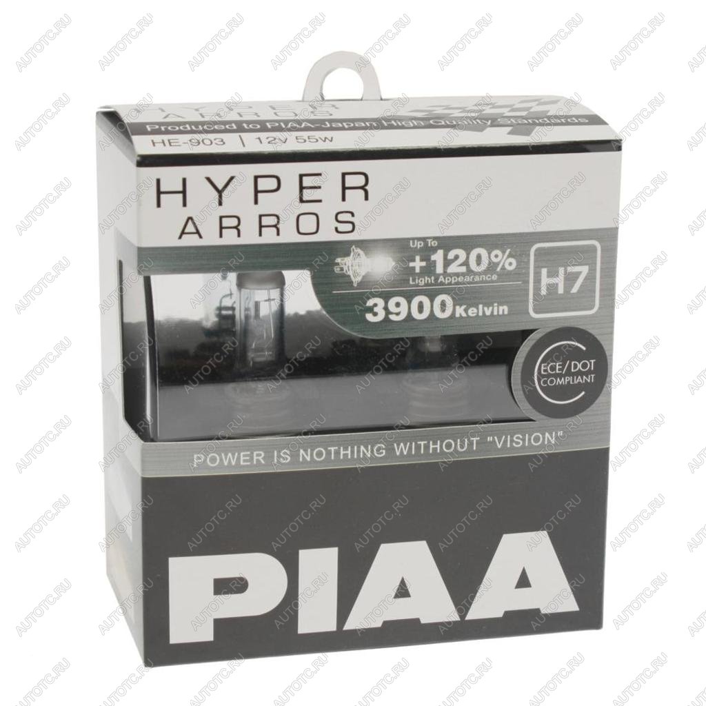 1 499 р. Лампа 12V H7 55W +120% бокс (2шт.) Hyper Arros PIAA PIAA (Пиаа) he-903-h7  с доставкой в г. Майкоп