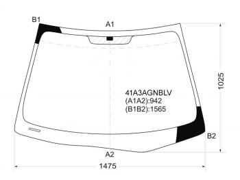 6 899 р. Стекло лобовое Hyundai Elantra 06-12  Avante 06-11 FUYAO 41A3AGNBLV  с доставкой в г. Майкоп. Увеличить фотографию 1