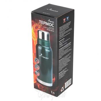 2 269 р. Термос ТОНАР 1000ML с ситечком зеленый (2 крышки-кружки)  hs.tm-057-g  с доставкой в г. Майкоп. Увеличить фотографию 11