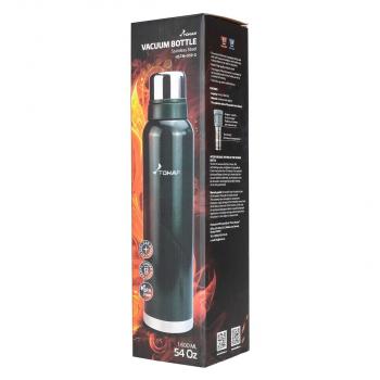 3 049 р. Термос ТОНАР 1600ML с ситечком зеленый (2 крышки-кружки)  hs.tm-059-g  с доставкой в г. Майкоп. Увеличить фотографию 11