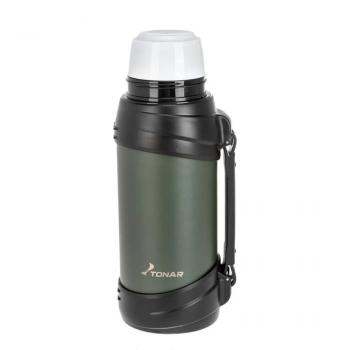 2 119 р. Термос ТОНАР 2000ML хаки (дополн.пласт.чашка, ручка)  t-kd-938-2  с доставкой в г. Майкоп. Увеличить фотографию 3
