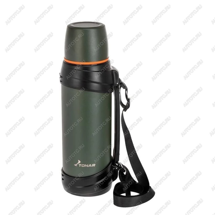 2 119 р. Термос ТОНАР 2000ML хаки (дополн.пласт.чашка, ручка)  t-kd-938-2  с доставкой в г. Майкоп