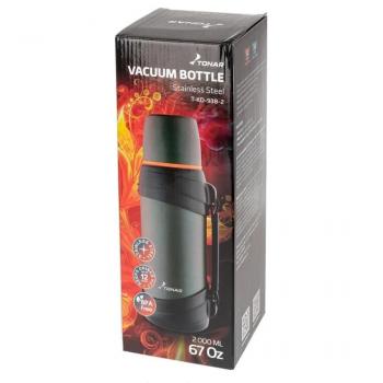 2 119 р. Термос ТОНАР 2000ML хаки (дополн.пласт.чашка, ручка)  t-kd-938-2  с доставкой в г. Майкоп. Увеличить фотографию 11