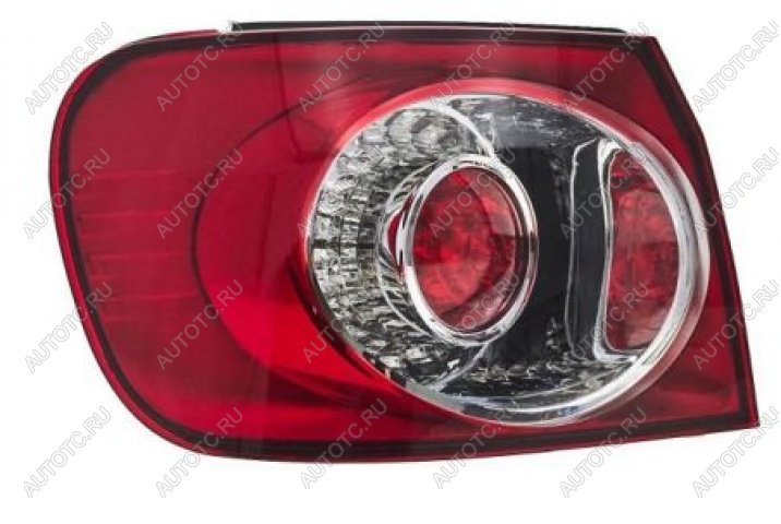 8 599 р. Левый задний фонарь (внешний, пр-во Китай) BODYPARTS Volkswagen Golf Plus 6 (2009-2014)  с доставкой в г. Майкоп