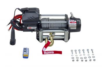 31 999 р. Лебёдка автомобильная электрическая 12V Magnum 12000 lbs 5443 кг стальной трос, уценённая  ewd12000f_u  с доставкой в г. Майкоп. Увеличить фотографию 8