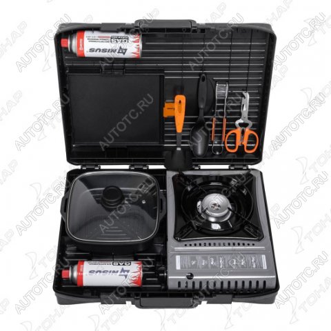 8 499 р. Плита газовая портативная в кейсе NISUS  n-mega kit  с доставкой в г. Майкоп