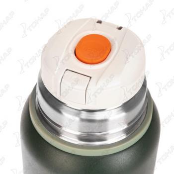 1 319 р. Термос ТОНАР 700ML хаки (пробка-ситечко, крышка-кружка, ремешок)  t-kd-7030-0.7  с доставкой в г. Майкоп. Увеличить фотографию 10
