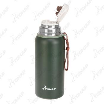 1 319 р. Термос ТОНАР 700ML хаки (пробка-ситечко, крышка-кружка, ремешок)  t-kd-7030-0.7  с доставкой в г. Майкоп. Увеличить фотографию 9