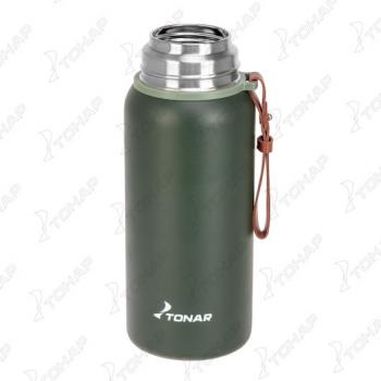 1 319 р. Термос ТОНАР 700ML хаки (пробка-ситечко, крышка-кружка, ремешок)  t-kd-7030-0.7  с доставкой в г. Майкоп. Увеличить фотографию 7