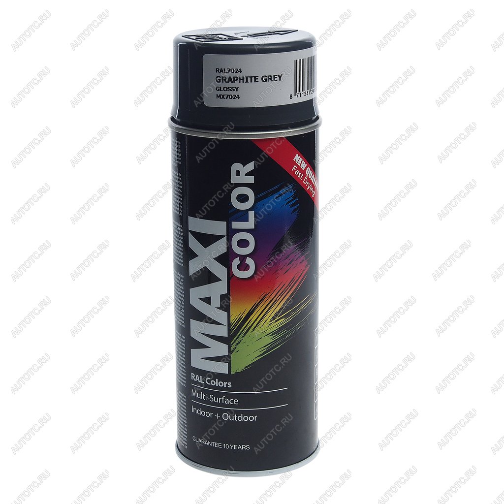 389 р. Краска серая графитовая аэрозоль 400мл MAXI COLOR MAXI COLOR 7024mx  с доставкой в г. Майкоп