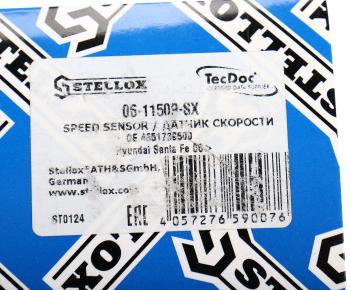 659 р. Датчик скорости HYUNDAI Sonata NF,Elantra KIA Magentis (00-) STELLOX STELLOX 0611509sx  с доставкой в г. Майкоп. Увеличить фотографию 4