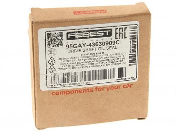 849 р. Сальник MAZDA CX-7 (06-) дифференциала левый FEBEST FEBEST 95gay43630909c  с доставкой в г. Майкоп. Увеличить фотографию 3