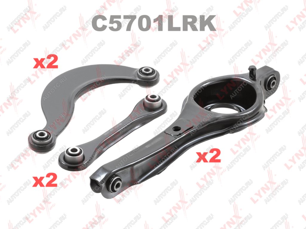 15 349 р. Рычаг подвески FORD Focus задней комплект LYNX LYNX c5701lrk  с доставкой в г. Майкоп