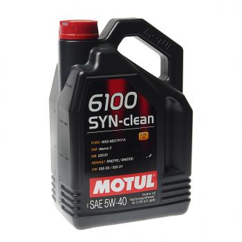 4 199 р. Масло моторное 6100 SYN-CLEAN 5W40 псинт.4л MOTUL MOTUL 107942  с доставкой в г. Майкоп. Увеличить фотографию 1