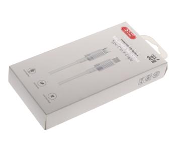 459 р. Кабель iPhone (5-)-USB Type C 1м белый XO XO nb-q282a white  с доставкой в г. Майкоп. Увеличить фотографию 3