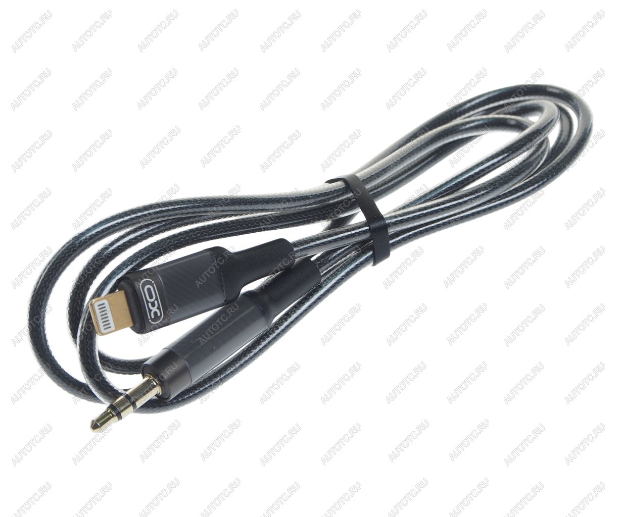 569 р. Переходник iPhone (5-) на jack 3.5 черный XO XO nb-r279a black  с доставкой в г. Майкоп