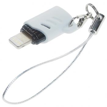 248 р. Переходник iPhone (5-)-USB Type C XO XO nb256e white  с доставкой в г. Майкоп. Увеличить фотографию 1