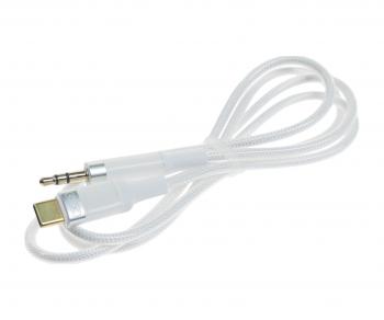 469 р. Переходник USB Type C на jack 3.5 белый XO XO nb-r279b white  с доставкой в г. Майкоп. Увеличить фотографию 1