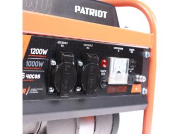 20 849 р. Бензогенератор 1.2кВт 4такт. расх.=1.2лч. бак=6л PATRIOT PATRIOT grs 1500  с доставкой в г. Майкоп. Увеличить фотографию 9