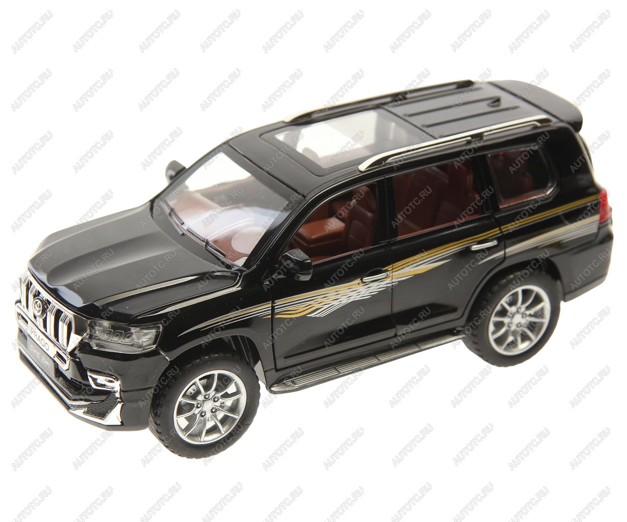 3 499 р. Модель автомобиля TOYOTA Land Cruiser Prado (1:24) (CHE ZHI) (свет,звук) NO NAME cz124  с доставкой в г. Майкоп
