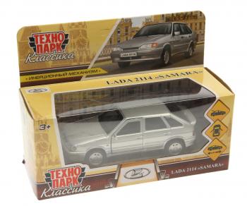 1 199 р. Модель автомобиля LADA 2114 SAMARA металлическая ТЕХНОПАРК ТЕХНОПАРК 2114-12-sr  с доставкой в г. Майкоп. Увеличить фотографию 1