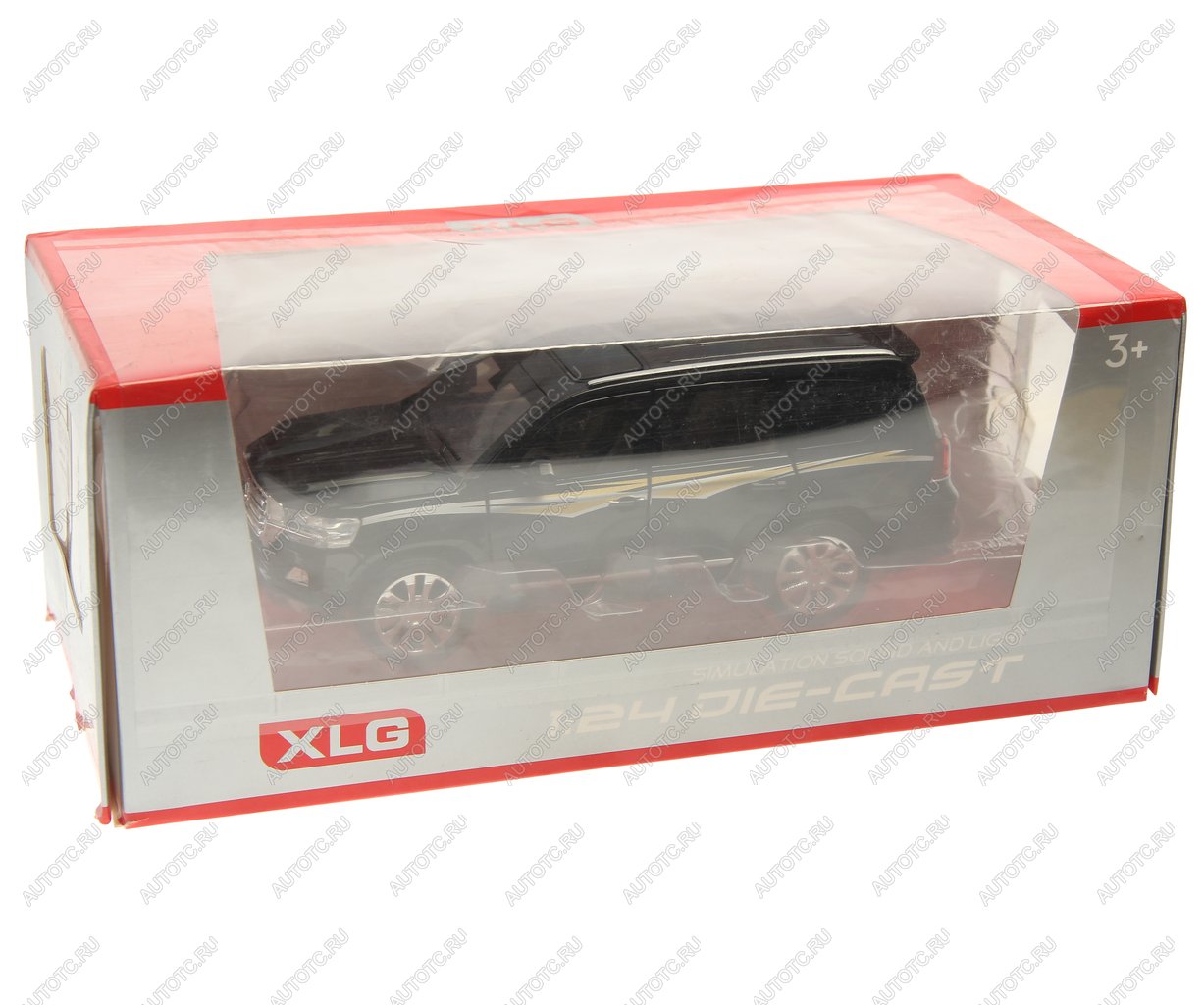 3 499 р. Модель автомобиля TOYOTA Land Cruiser металлическая (свет,звук) (1:24) NO NAME m923w-1  с доставкой в г. Майкоп