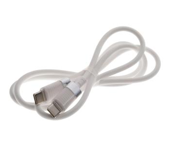 369 р. Кабель USB Type C-USB Type C 1м белый XO XO nb-q282b white  с доставкой в г. Майкоп. Увеличить фотографию 1