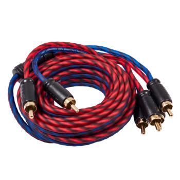 729 р. Кабель RCA 2х4 2.5м KICX KICX headshot rca-24-250-ss  с доставкой в г. Майкоп. Увеличить фотографию 4