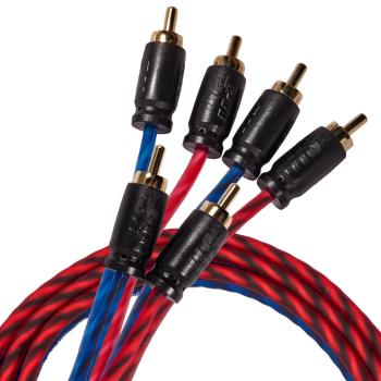 459 р. Кабель RCA 2х4 0.3м KICX KICX headshot rca-24-030-ss  с доставкой в г. Майкоп. Увеличить фотографию 3