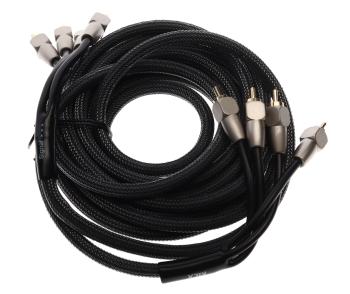 4 369 р. Кабель RCA 4х4 5м KICX KICX scv45  с доставкой в г. Майкоп. Увеличить фотографию 2