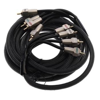 4 369 р. Кабель RCA 4х4 5м KICX KICX scv45  с доставкой в г. Майкоп. Увеличить фотографию 1
