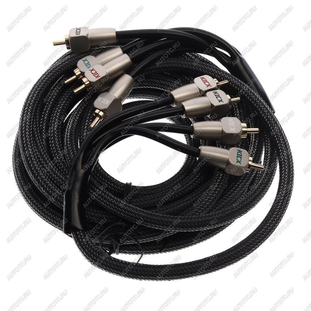4 369 р. Кабель RCA 4х4 5м KICX KICX scv45  с доставкой в г. Майкоп