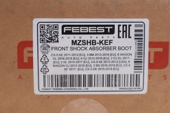 1 139 р. Пыльник амортизатора MAZDA CX-5 (11-) переднего (1шт.) FEBEST FEBEST mzshb-kef  с доставкой в г. Майкоп. Увеличить фотографию 3