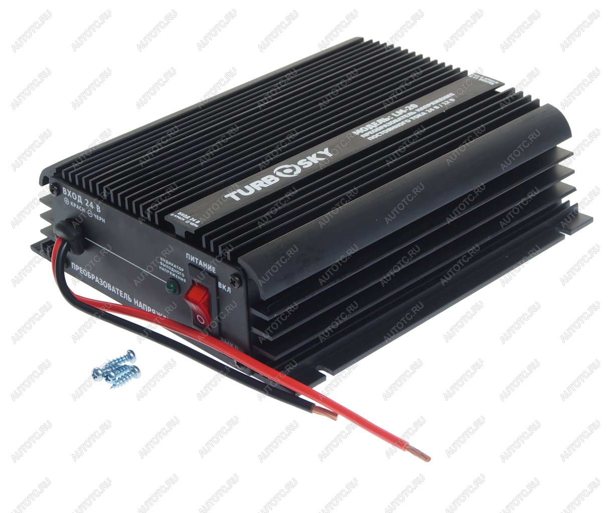 6 949 р. Преобразователь напряжения (инвертор) 24-12V 20А TURBOSKY TURBOSKY lm-20  с доставкой в г. Майкоп