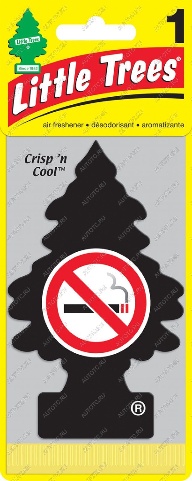 141 р. Ароматизатор подвесной пластина (не курить!) Елочка CAR FRESHNER CAR FRESHNER u1p-17037-russ  с доставкой в г. Майкоп