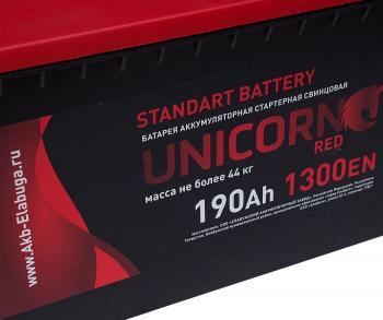 20 949 р. Аккумулятор UNICORN Red 190Ач UNICORN 6ст190(4)  с доставкой в г. Майкоп. Увеличить фотографию 2