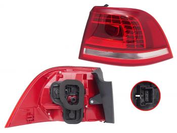 Фонарь задний правый (внешний, LED) SAT Volkswagen Touareg  NF (2010-2018) дорестайлинг, рестайлинг