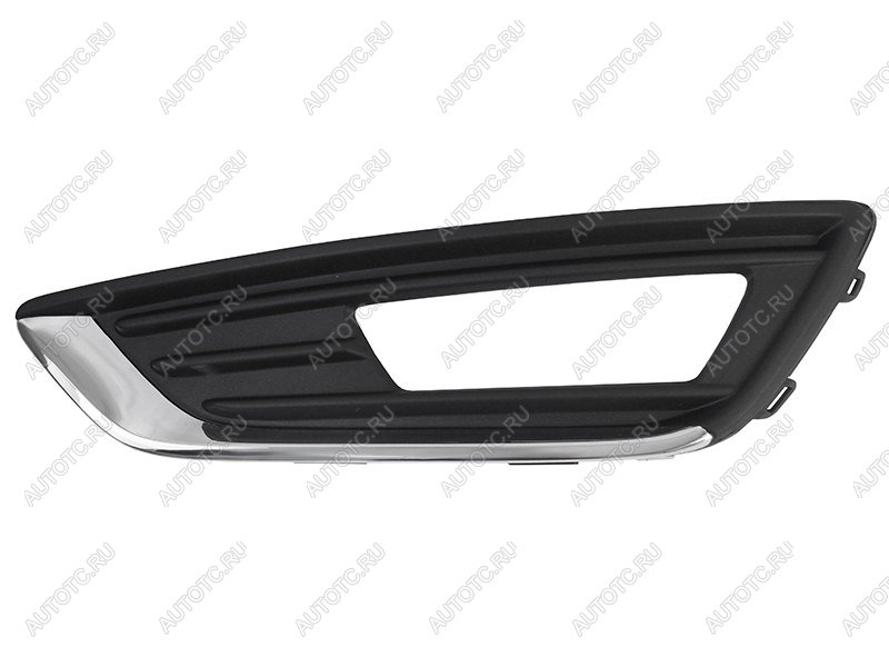 479 р. Левая оправа ПТФ SAT Ford Focus 3 хэтчбэк рестайлинг (2014-2019) (молдинг хром)  с доставкой в г. Майкоп