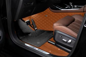 8 599 р. Ковры (кожа+текстиль) Автопилот Mercedes-Benz E-Class W213 седан дорестайлинг (2016-2020) (бежевый)  с доставкой в г. Майкоп. Увеличить фотографию 2