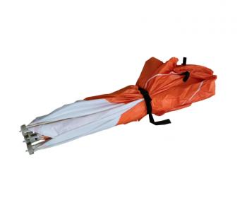 10 669 р. Палатка зимняя куб СЛЕДОПЫТ 2,1 х2,1 м, Oxford 210D PU 1000, оранжевыйбелый  pf-tw-06  с доставкой в г. Майкоп. Увеличить фотографию 11