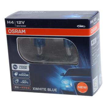 839 р. Лампа 12V H4 6055W P43t-38 +30% 4000К (2шт.) XWhite Blue OSRAM OSRAM 62193xwb-hcb  с доставкой в г. Майкоп. Увеличить фотографию 2