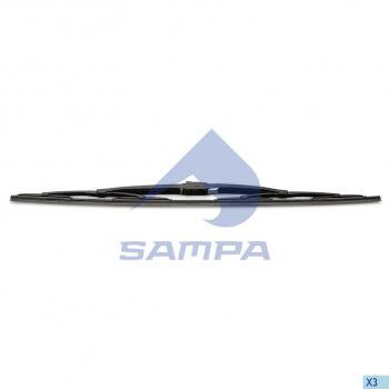429 р. Щетка стеклоочистителя IVECO MAN MERCEDES VOLVO 650мм каркасная SAMPA SAMPA 202.142  с доставкой в г. Майкоп. Увеличить фотографию 1