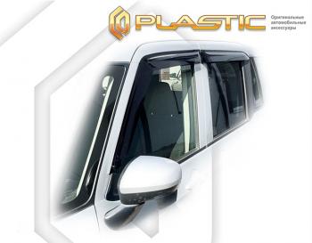 1 999 р. Дефлектора окон CA-Plastic Toyota Tank (2016-2025) (серия Classic  полупрозрачный)  с доставкой в г. Майкоп. Увеличить фотографию 2
