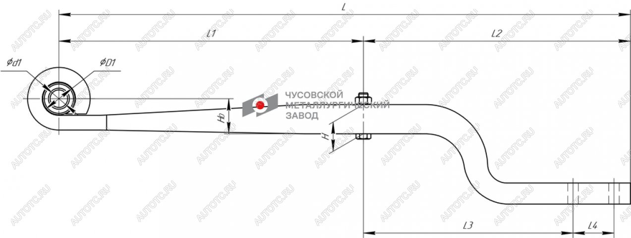 27 999 р. Рессора ТОНАР (1 лист) L=976 (520x100) изогнутая ЧМЗ ЧМЗ 1005001тн-z  с доставкой в г. Майкоп