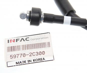 1 069 р. Трос стояночного тормоза HYUNDAI Coupe (01-) правый INFAC INFAC 59770-2c300  с доставкой в г. Майкоп. Увеличить фотографию 2