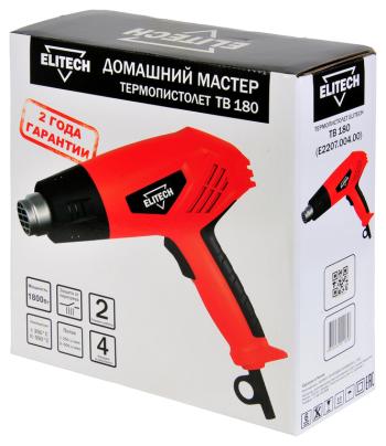 2 299 р. Фен промышленный термопистолет 1800Вт 350550град. ELITECH ELITECH тв 180  с доставкой в г. Майкоп. Увеличить фотографию 5