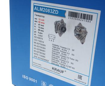 14 799 р. Генератор SUBARU Forester (98-) 14В 90А KRAUF KRAUF alm2083zd  с доставкой в г. Майкоп. Увеличить фотографию 5